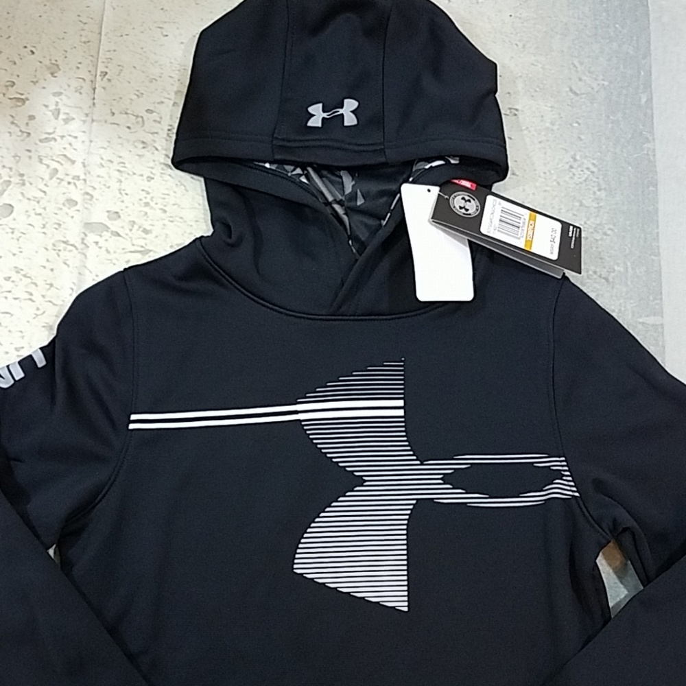 Under Armour Boys Fleece Hoodie - Picture 3 of 8